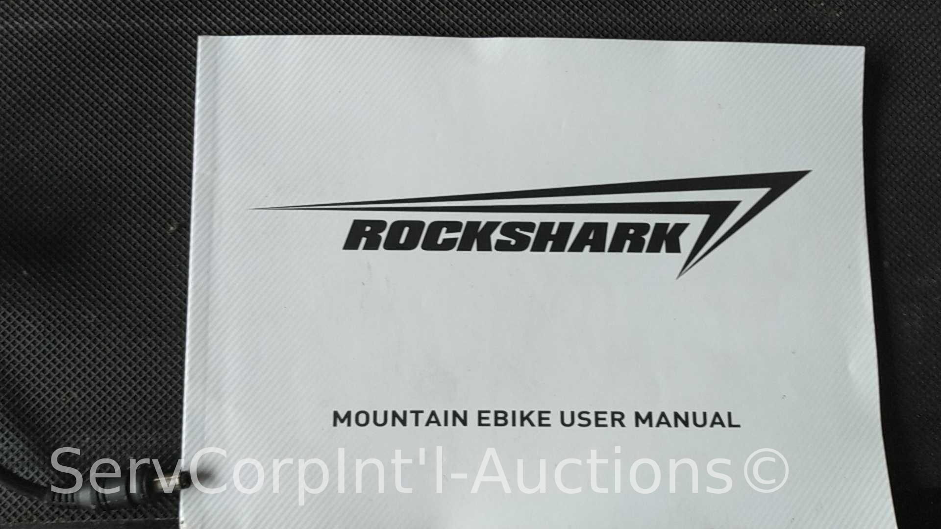 Rockshark Cloud 9 Electric Bicycle with Charger and Battery Box Key
