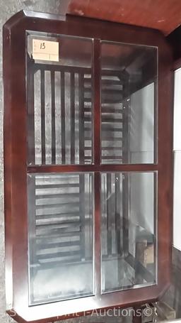 Coffee Table with Glass Pane Top (Seller: STP Sheriff)