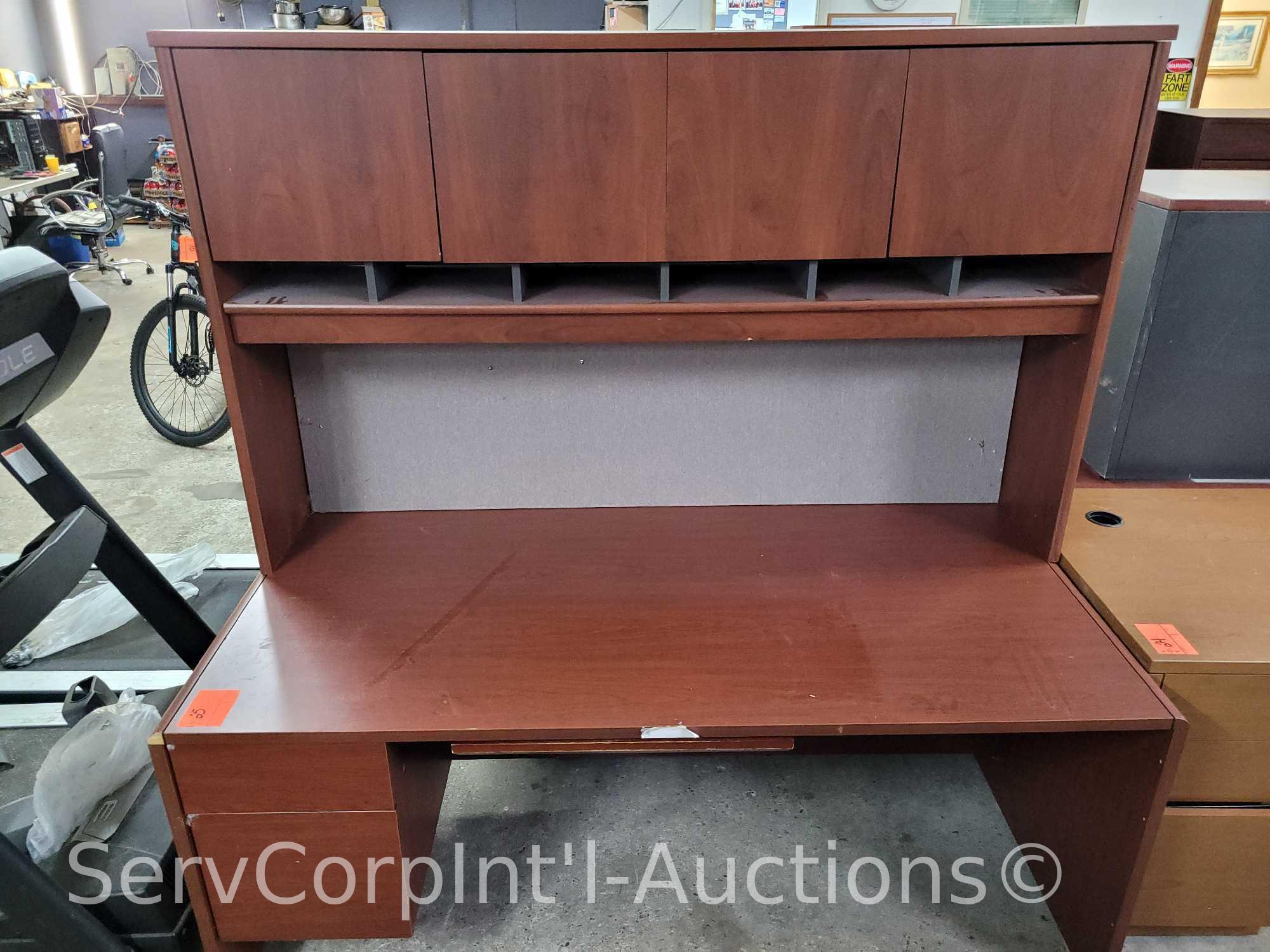 Lot of 6' Desk with Topper Missing Right Hand Return (Seller: STP Sheriff)