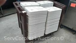 Tray Cart with Food Trays (Seller: STP Sheriff)