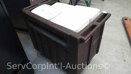 Tray Cart with Food Trays (Seller: STP Sheriff)