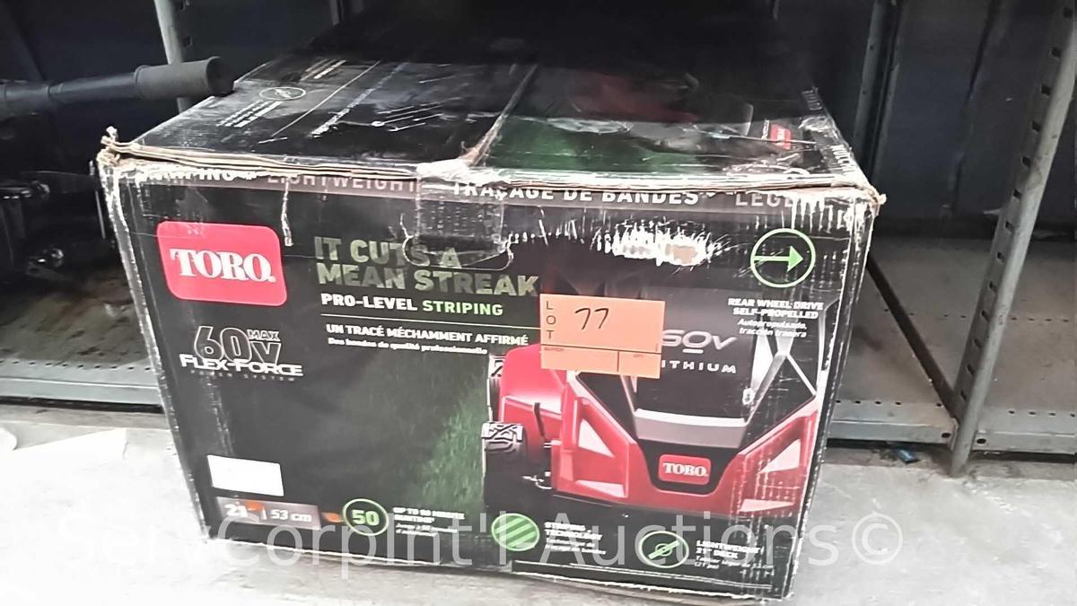 Toro 60-Volt Flex Force 21' Cut Push Mower In Box