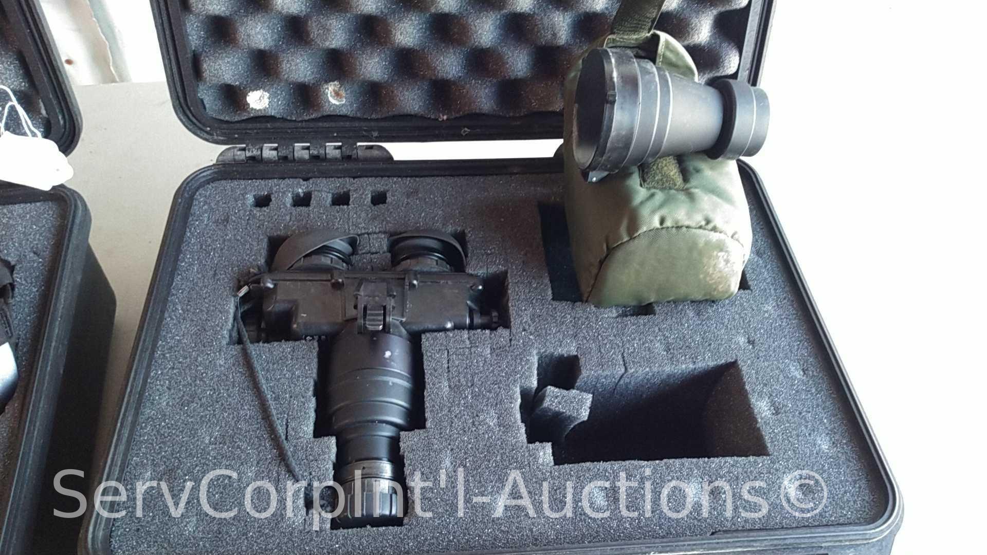 Lot on Shelf of 2 Night Vision Goggles TD-300 (Seller: STP Sheriff)