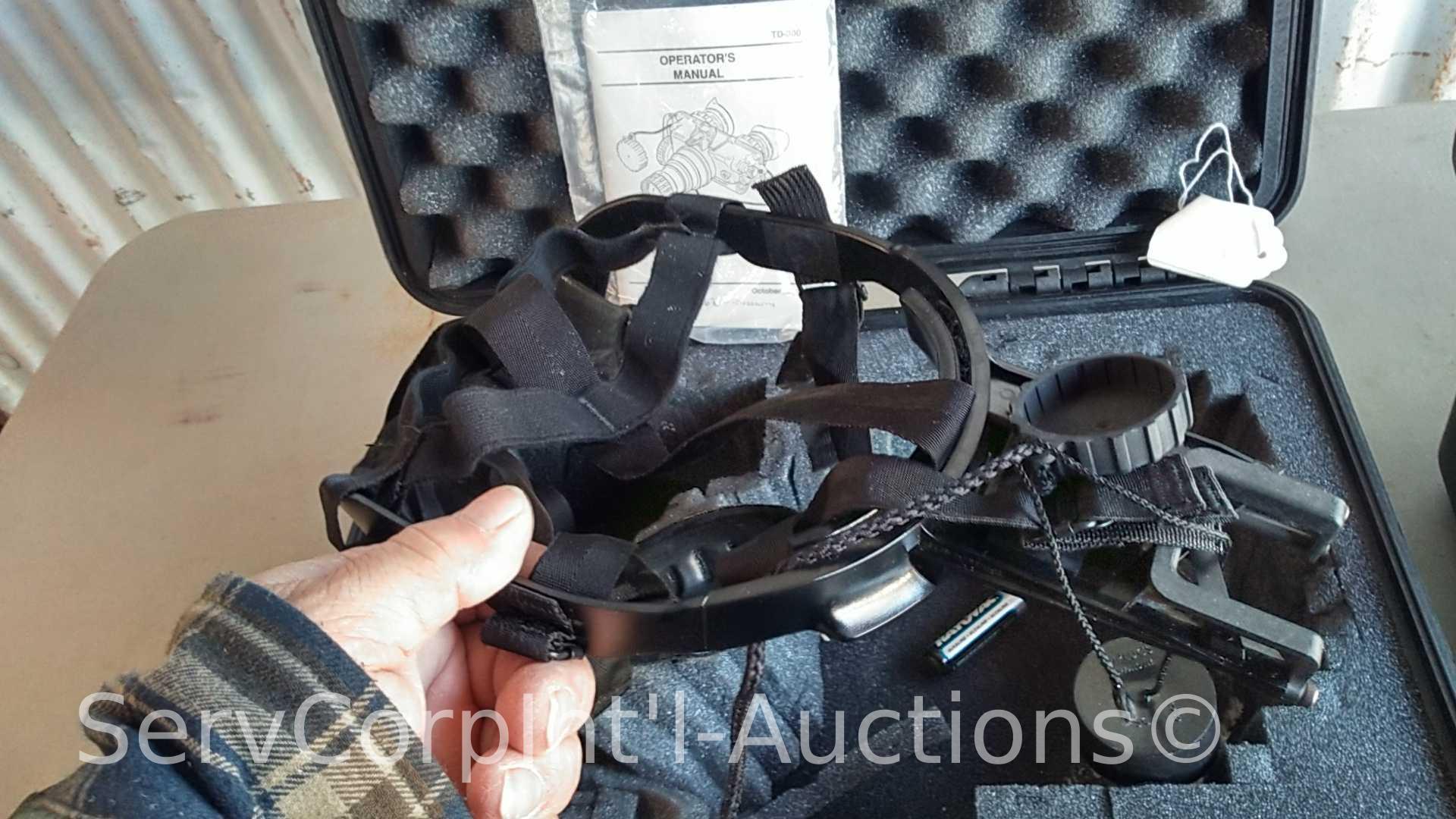 Lot on Shelf of 2 Night Vision Goggles TD-300 (Seller: STP Sheriff)