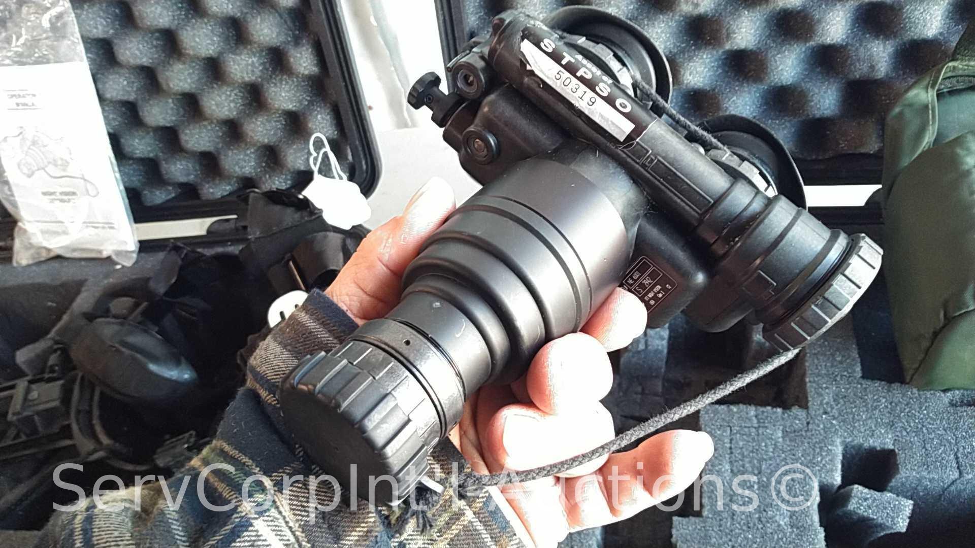 Lot on Shelf of 2 Night Vision Goggles TD-300 (Seller: STP Sheriff)