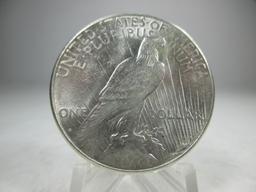 v-37 Gem BU 1923-S Peace Silver Dollar.