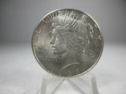 v-37 Gem BU 1923-S Peace Silver Dollar.