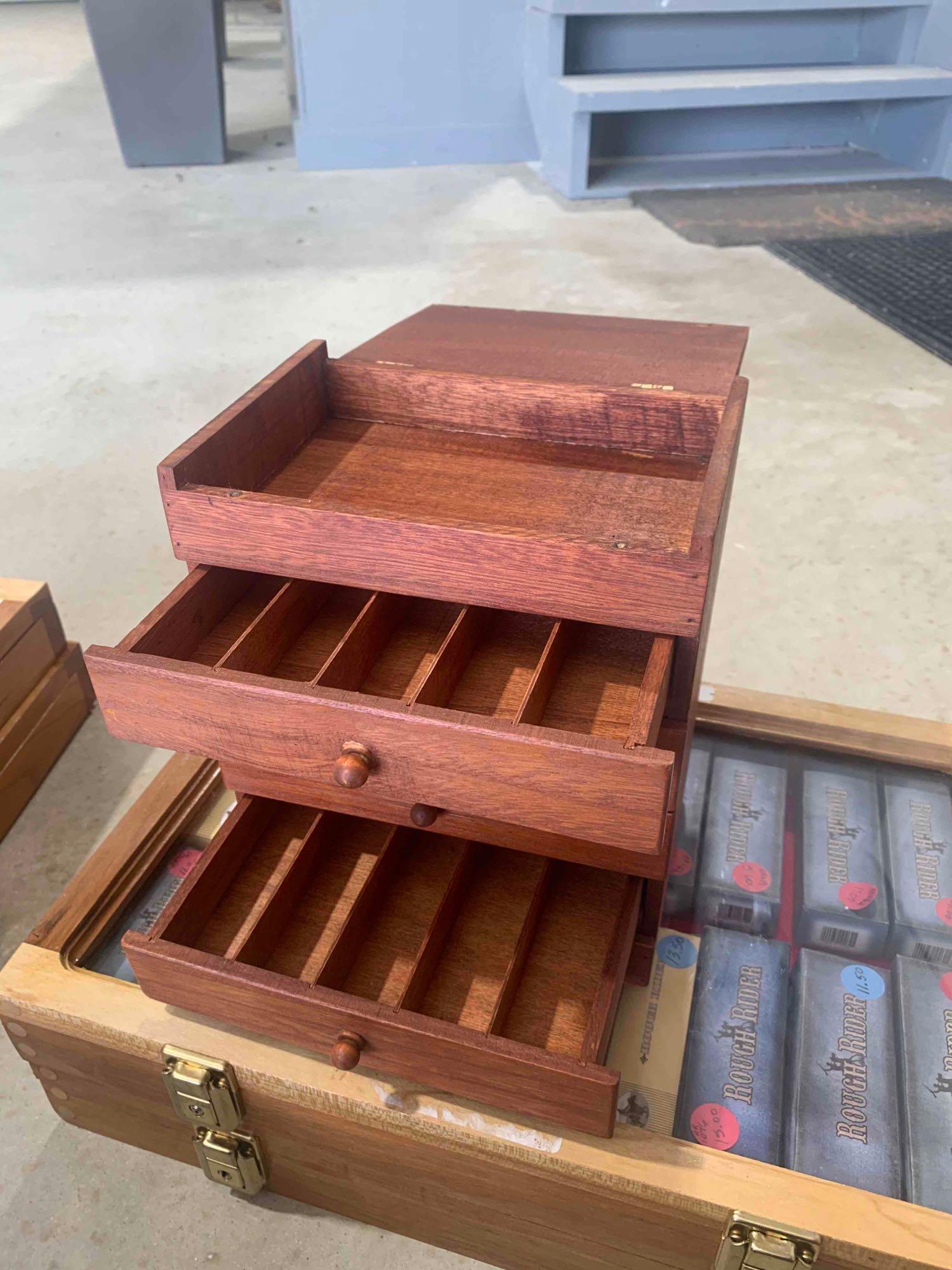 Assorted Rough Rider Knives w/ Display Cases