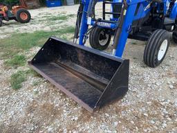 New Holland TN60A w/ M446 Bush Hog Loader