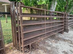 Set of 10 - 12' Priefert Panels