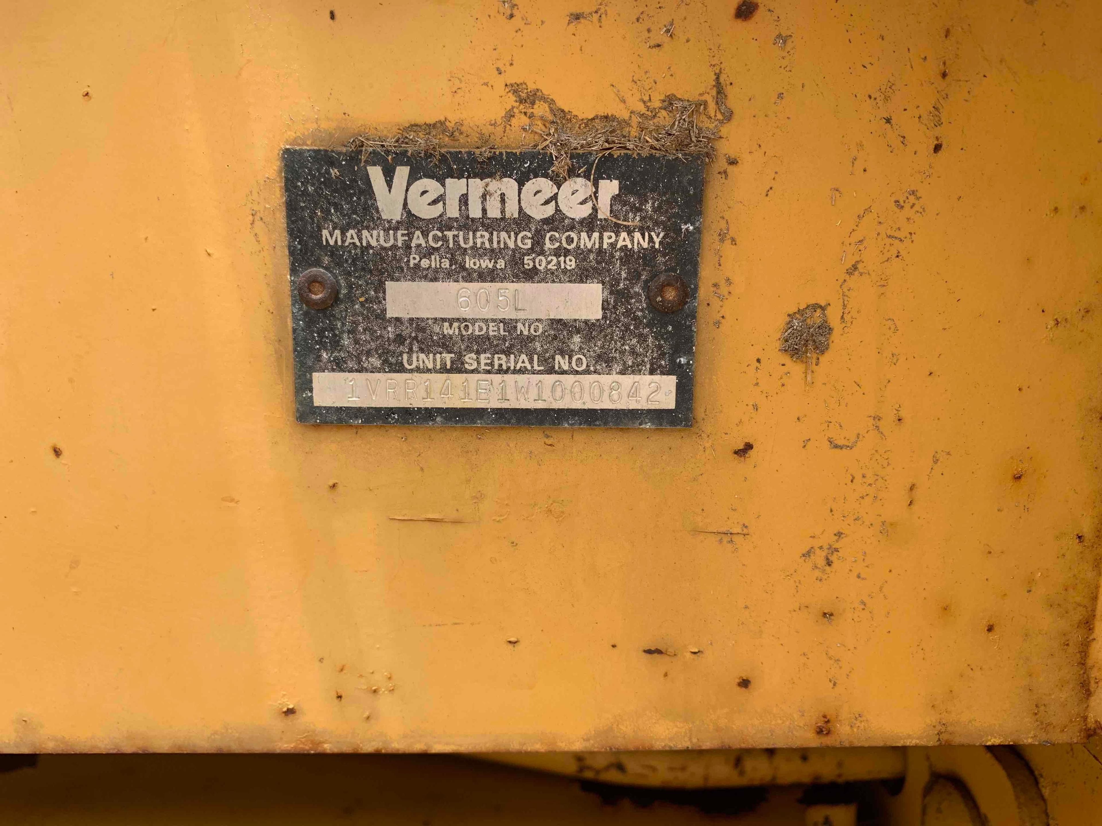 Vermeer 605 L Baler