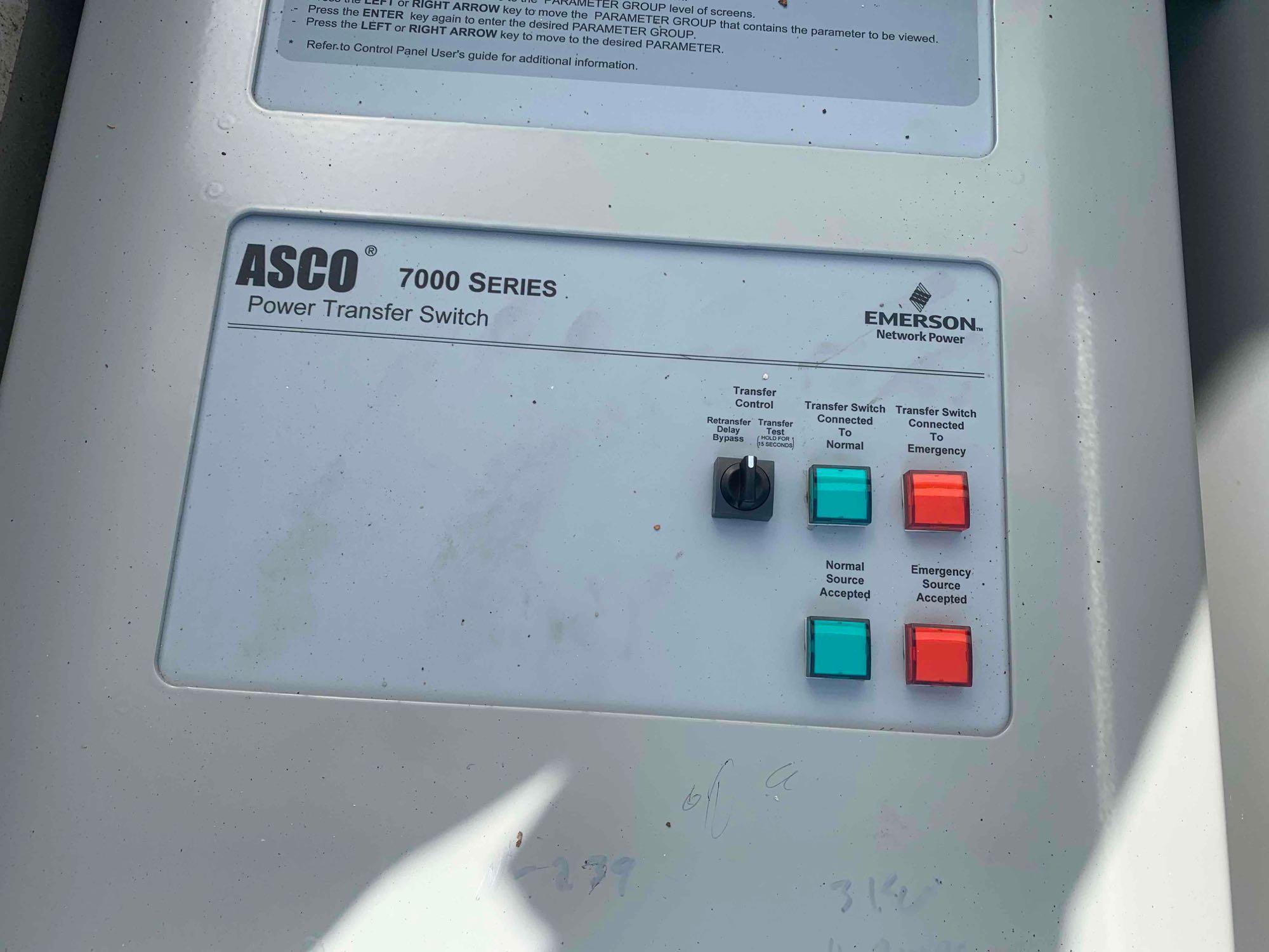 ASCO 700 Series Power Transfer Switch w/ Cover