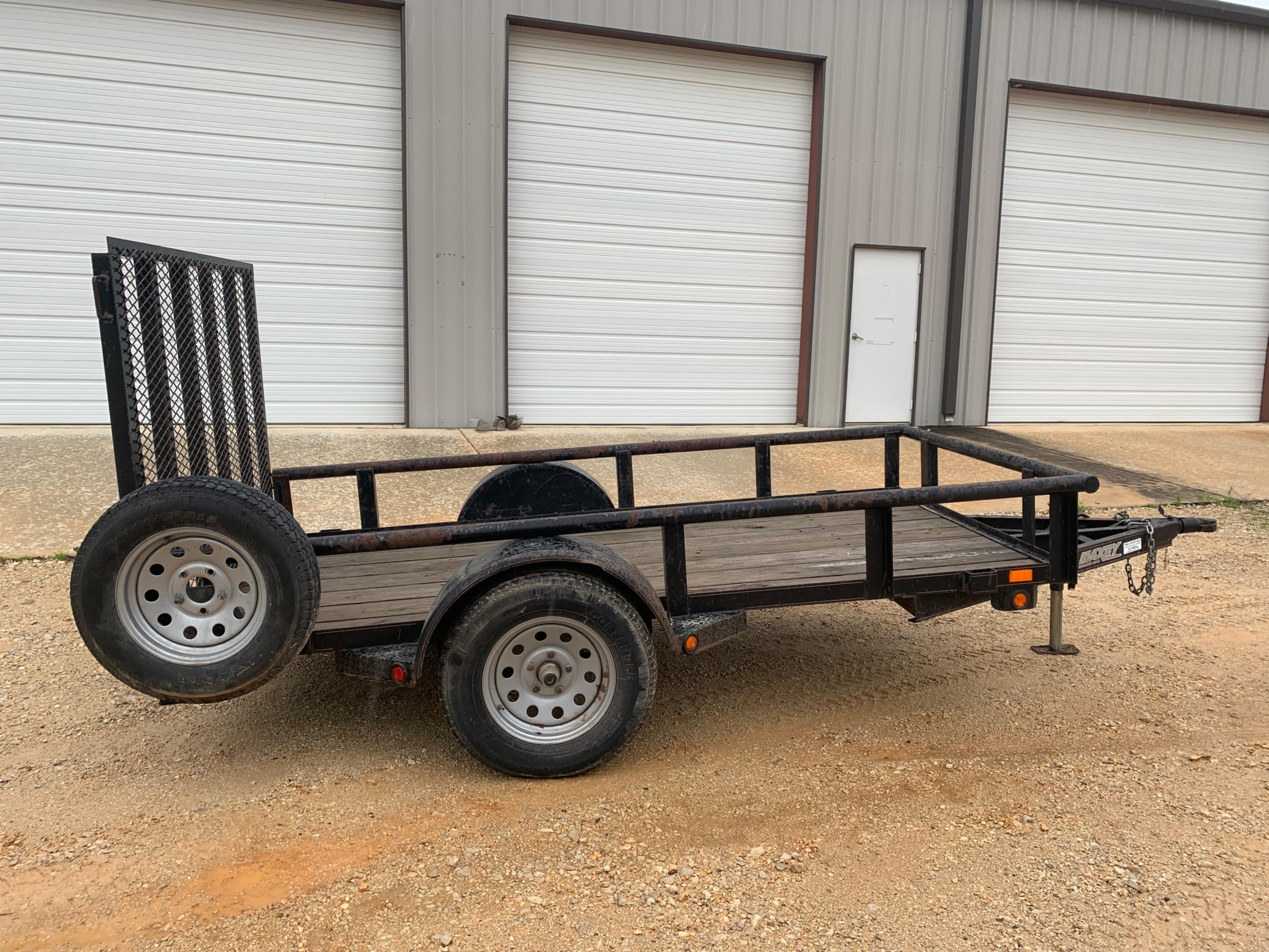 Maxey 10' x 61''  Bumper Pull Utility Trailer