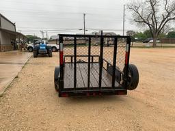 Maxey 10' x 61''  Bumper Pull Utility Trailer