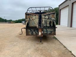 Homemade 20' x 6' Tandem Axle Gooseneck Stock Trailer