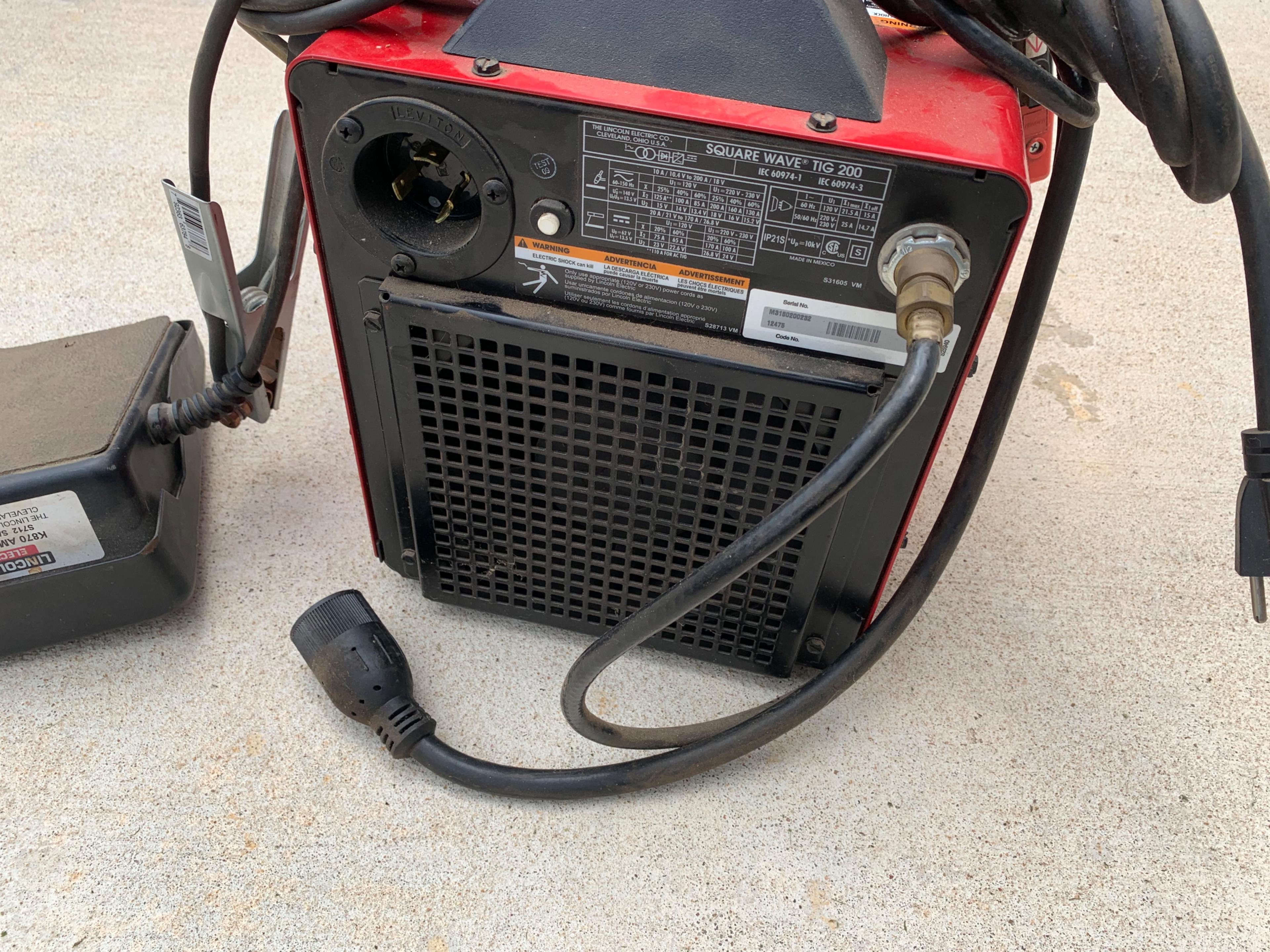 Square Wave TIG 200 Portable TIG & Stick Welder