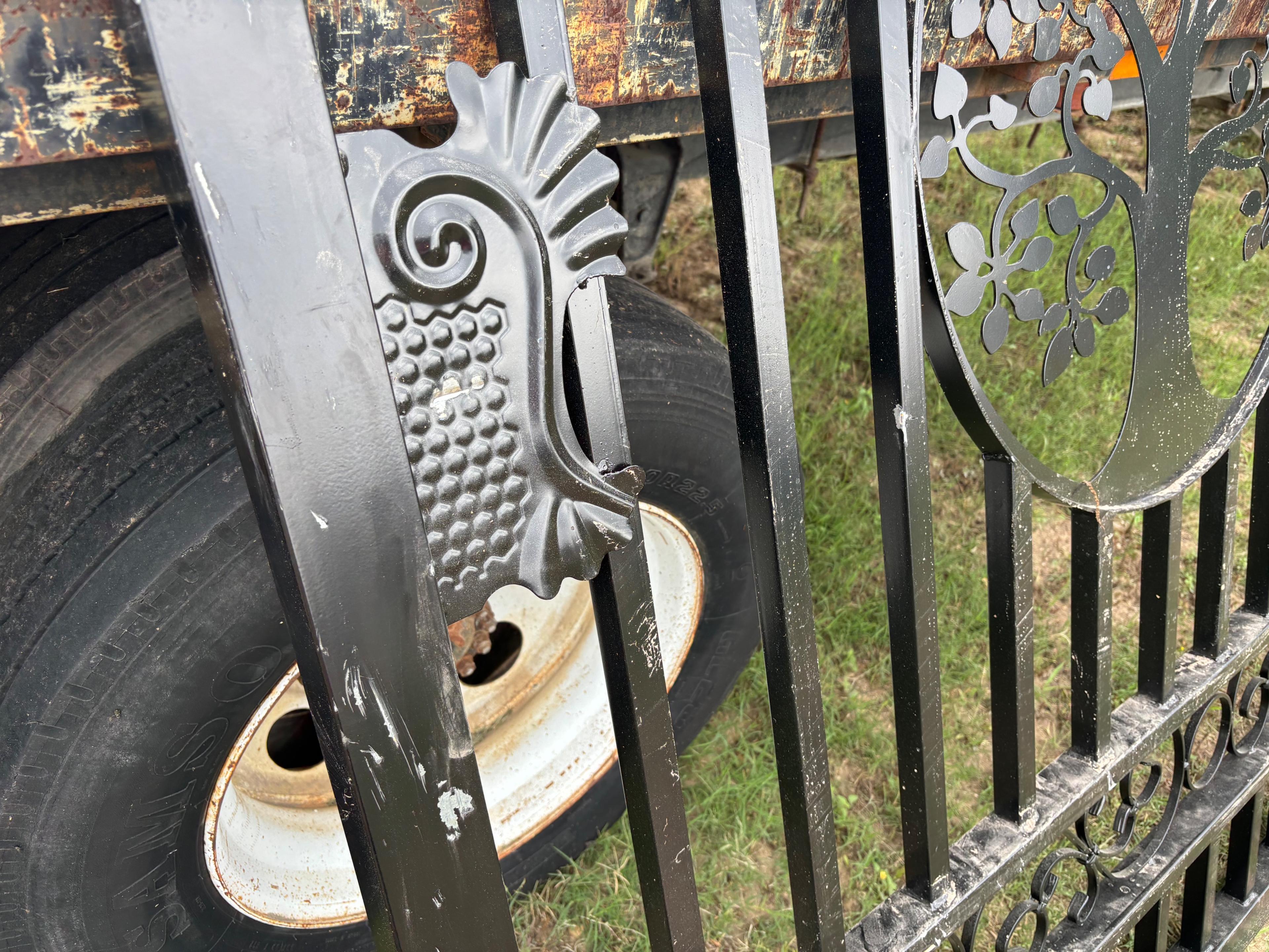 14' Wrought Iron Bi-Parting Gate