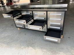 7' Stainless Steel Workbench