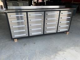 7' Stainless Steel Workbench