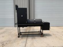 Homemade BBQ Pit W/ 2 Smoker Boxes