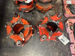 (2) Ridgid Receding Geared Threaders - Model 141/161