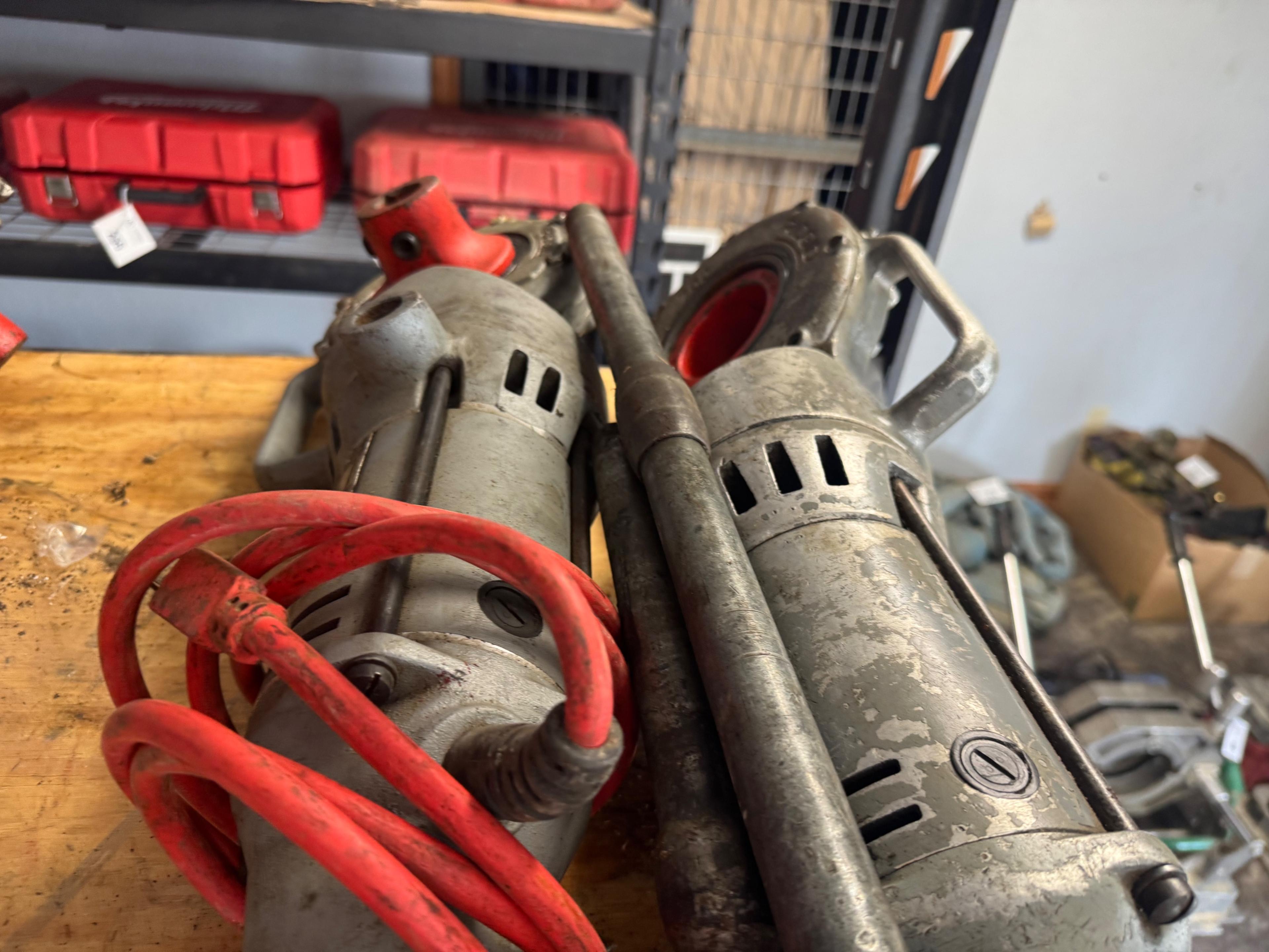 (2) Rigid 700 Power Drive 115V Threader