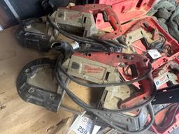 (2) Milwaukee Bandsaws