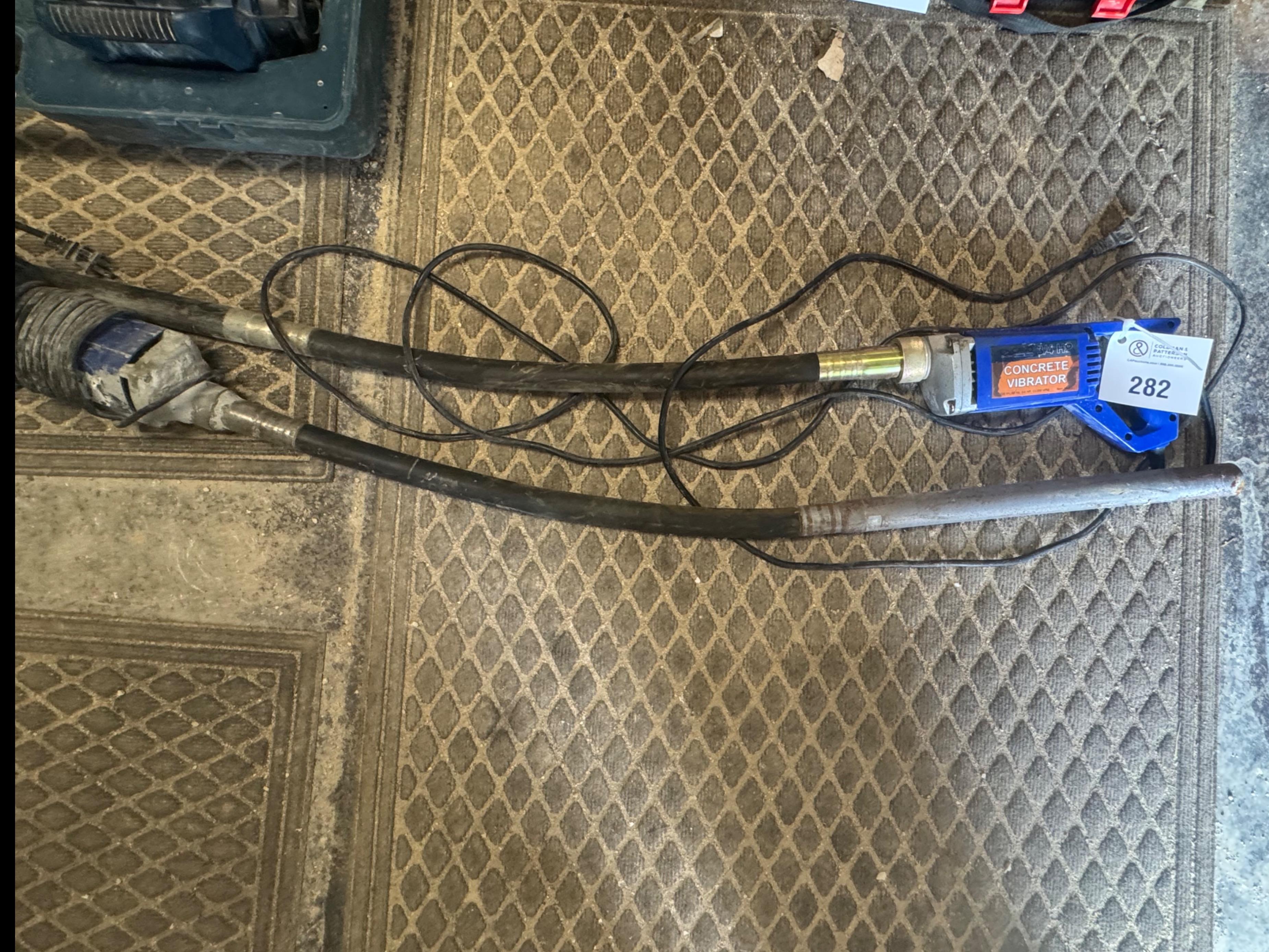 (2) 3/4HP Concrete Vibrators