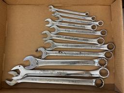 Box Lot - Misc Combination Wrenches (Various Sizes)