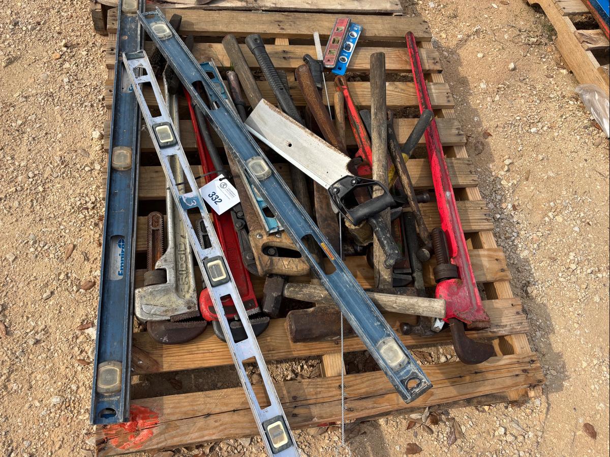 Pallet w/ Assorted Hand Tools