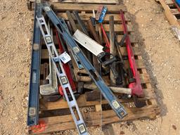 Pallet w/ Assorted Hand Tools