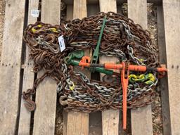 Pallet of Chains & Binders