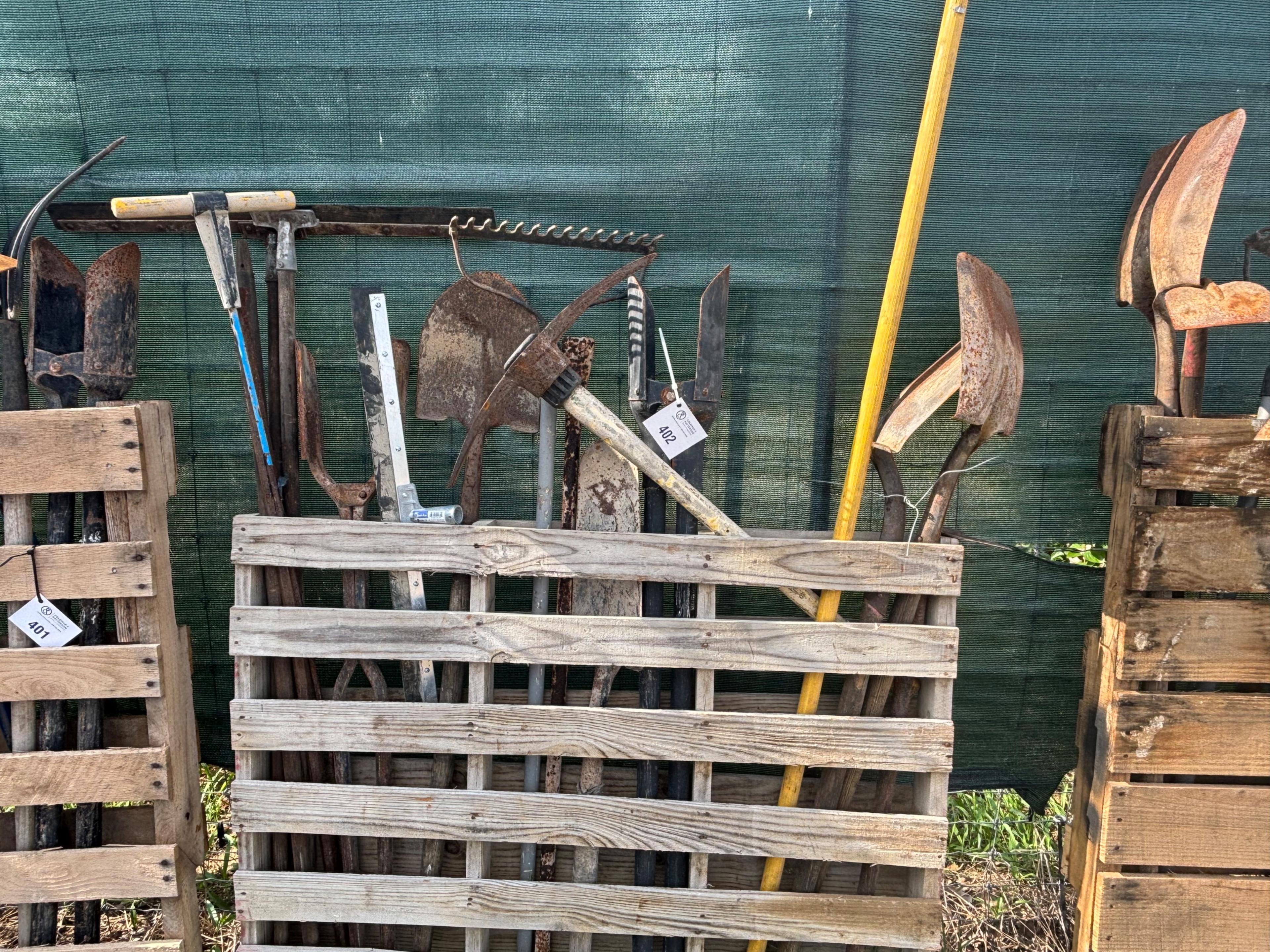 Pallet of Misc Hand Tools