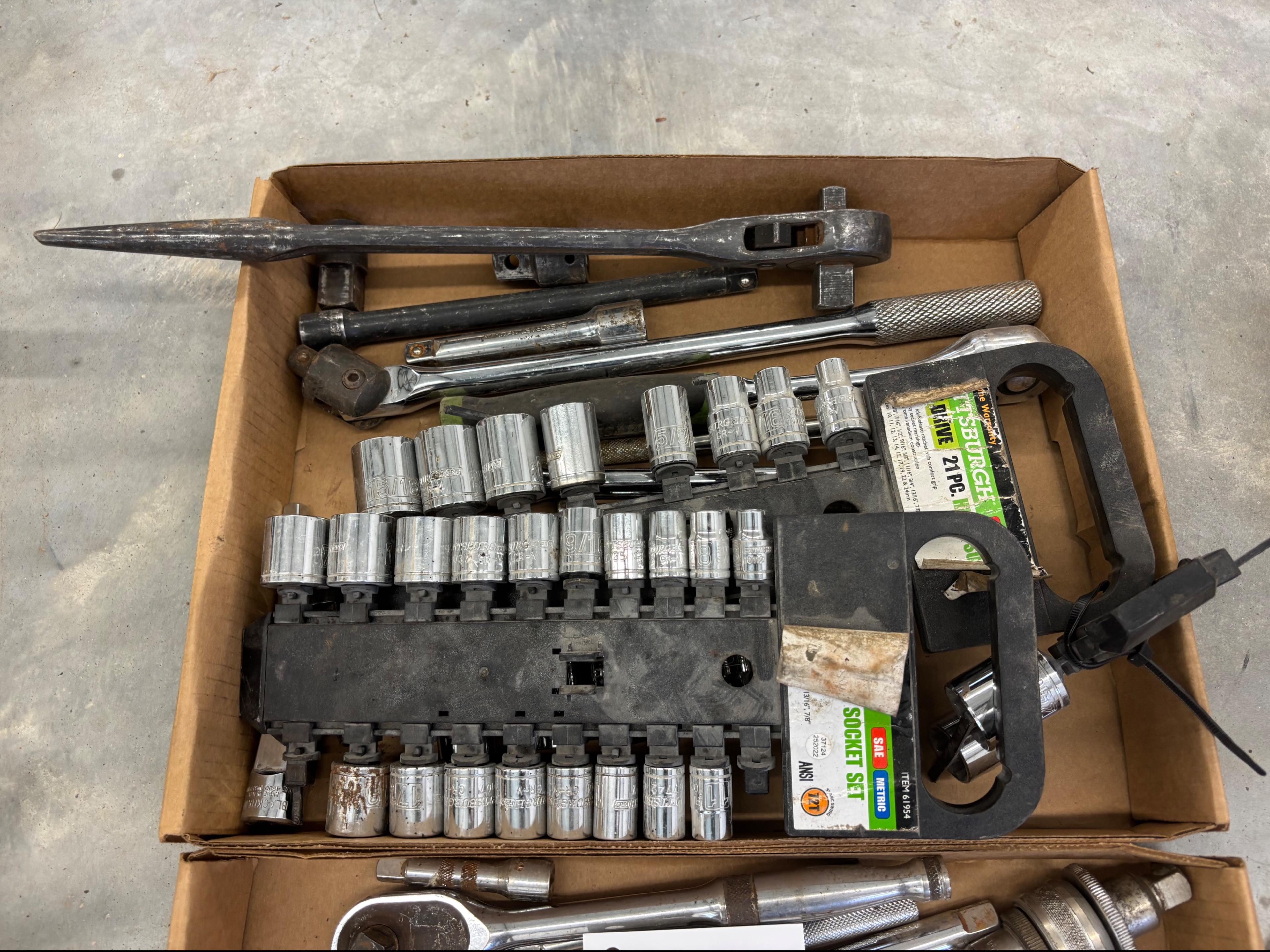 2 Box Lots - Ratchets and Sockets