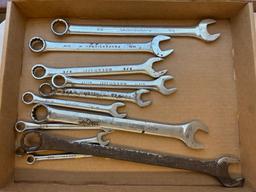 Box Lot - Misc Combination Wrenches (Various Sizes)