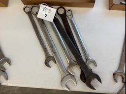 Box Lot - Misc Combination Wrenches (Various Sizes)