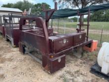 9.5' Cab N Chasis Flatbed w/ Toolboxes