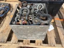 Tub of Various Size Shackles