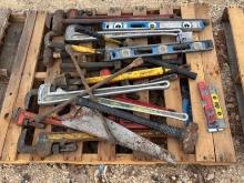 Pallet of Assorted Hand Tools