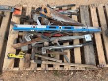 Pallet of Assorted Hand Tools