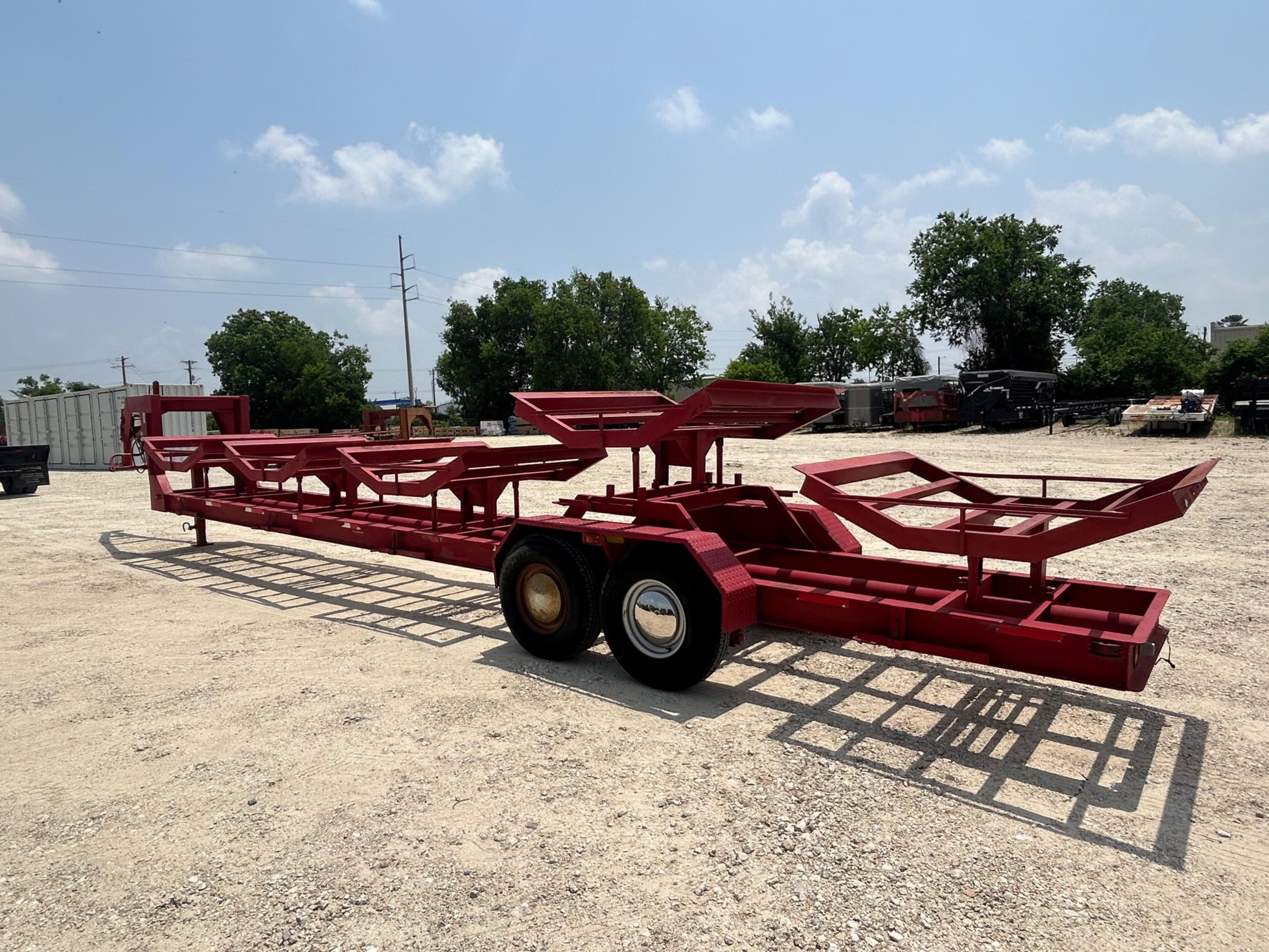 Gooseneck 5 Bale Hay Trailer