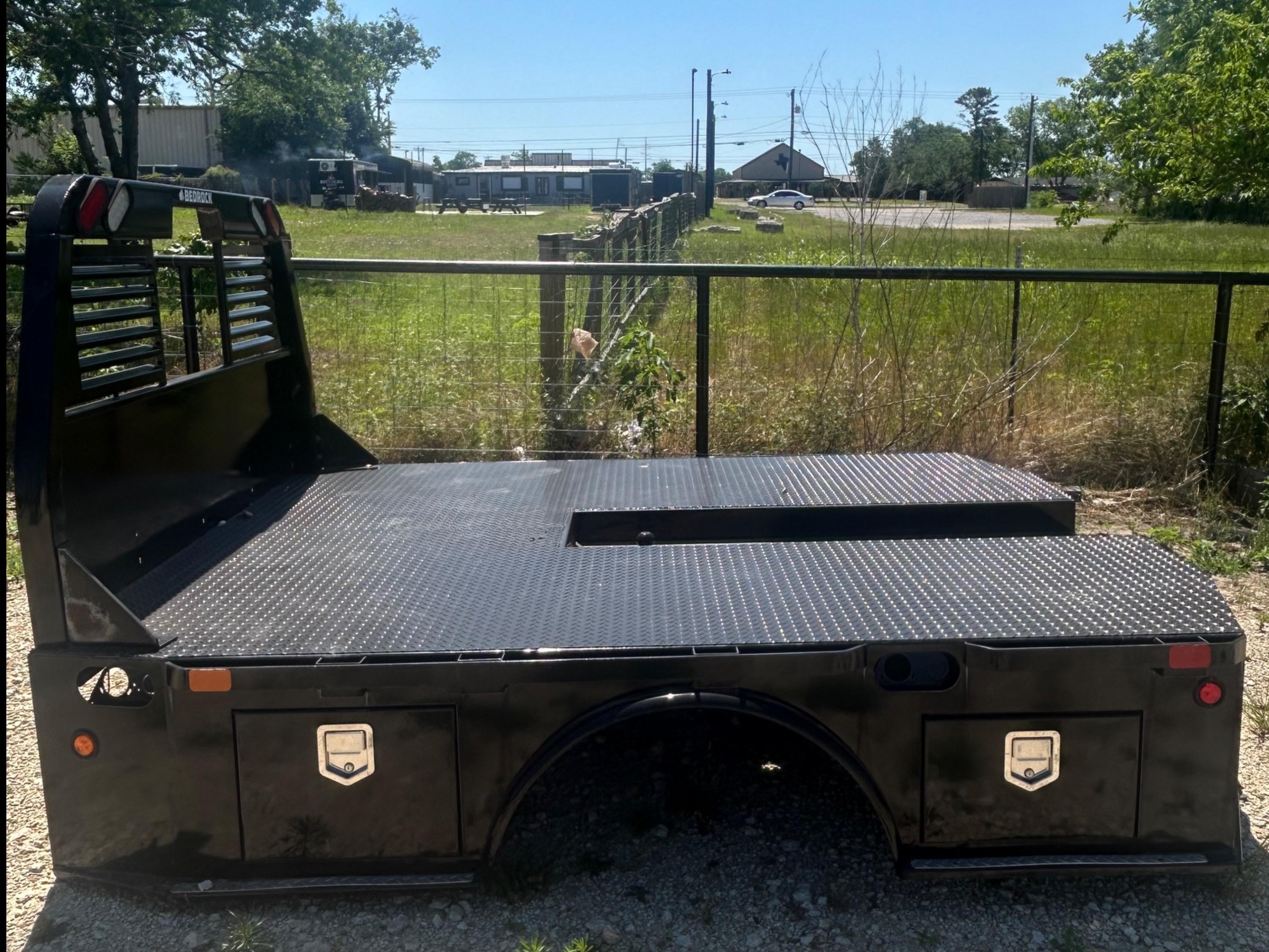 Bedrock 8G-3 9'4" Skirted Utility Flatbed