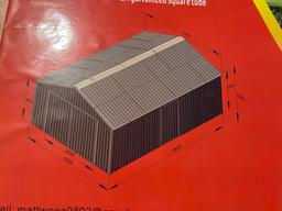 14'x20' Single Garage Metal Shed