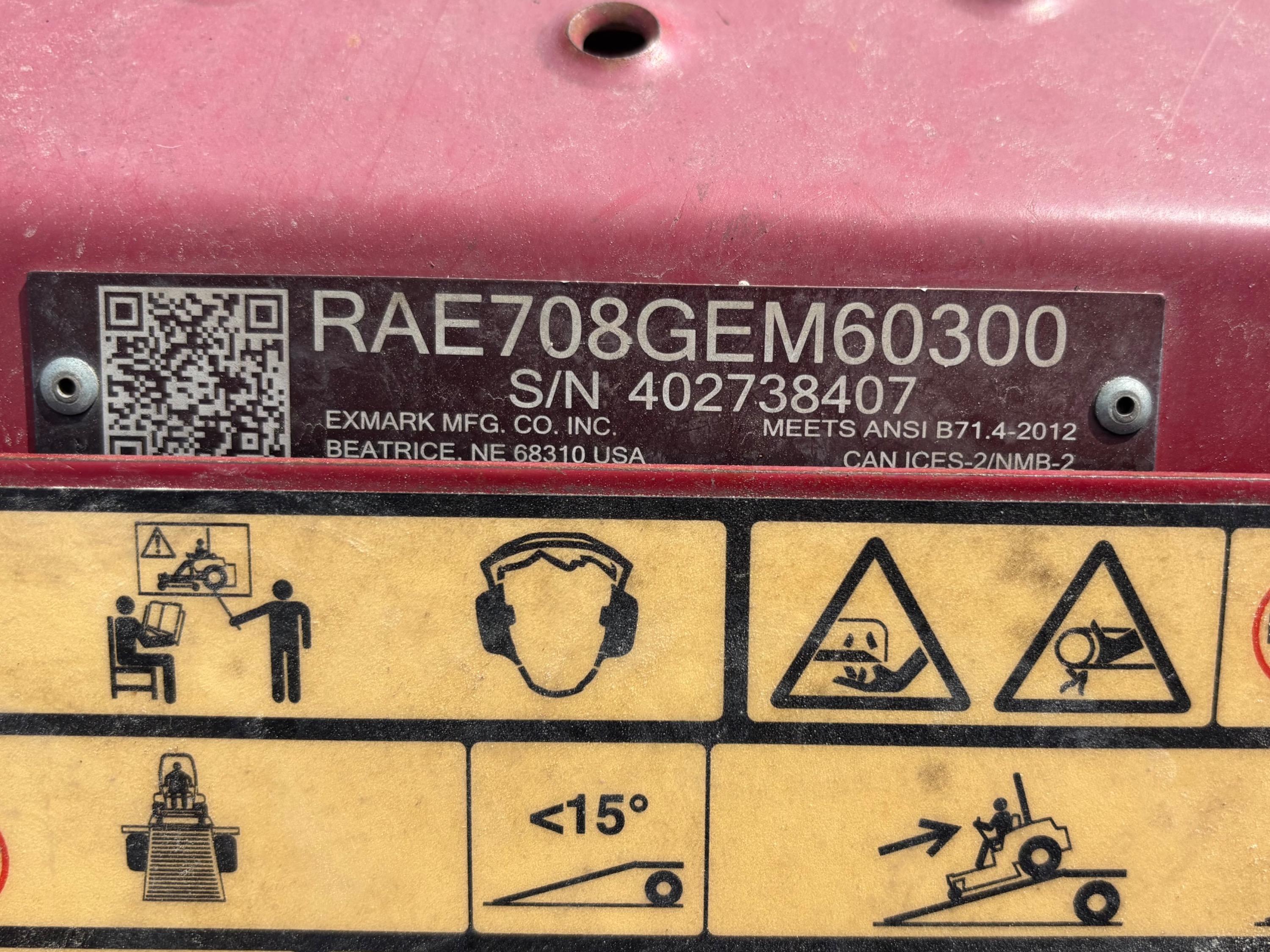 ExMark Radius 60" Zero Turn Mower