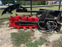 Trencher Attachment for Mini Skid Steer