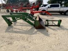 John Deere 725 Loader w/ Bucket & Hay Spear