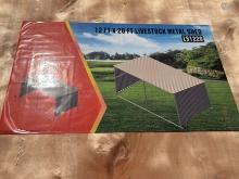 12'x20' Livestock Metal Shed