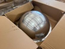 Dome Safety Mirror and 3 Flat Safety Mirrors
