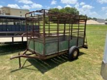 Homemade Bumper Pull Stock Trailer