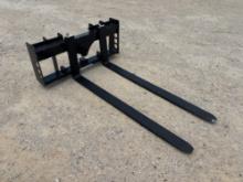Pallet Fork Frame w/ Forks